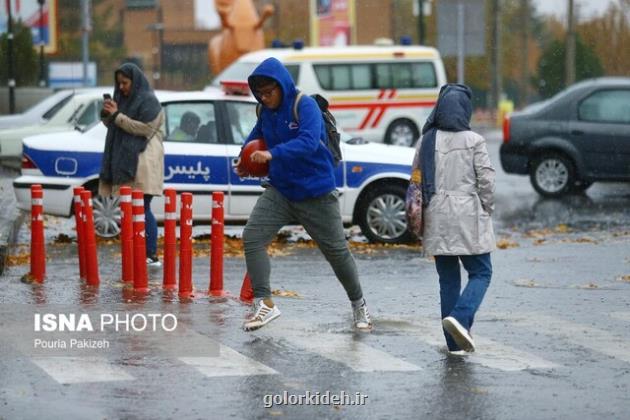 رگبار شدید باران در شمال غرب کشور