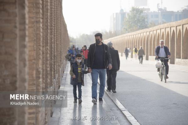 هوای اصفهان روز جمعه آلوده شد شاخص خمینی شهر بر مدار قرمز